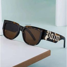 Palm sunglasses for women Designer Summer Shades Polarised Eyeglasses Big Frame Black Vintage Oversized Sun Glasses of Women Male Box