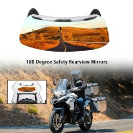 Universal Motorcycles 180 Degree Safety Rear View Mirror Blind Spot Mirrors Rearview Accessories For Benelli TRK502X TRK502