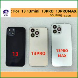 For iPhone 13 13 Pro 13Pro Max Back Housing Battery Cover+Middle Frame Chassis+with Side Buttons+SIM Tray+Tools 13PRO Back Cover