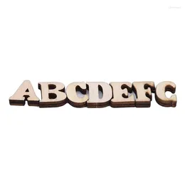 Decorative Figurines Wooden English Alphabet Letters Random 100Pieces Number Baby Early Learning Tool Scrapbooking Craft DIY Letter Digital