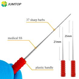 10Pcs/Pack Dental Endodontic Root Canal Cleaning Barbed Broaches Hand Use Files 21mm 25mm Dentistry Tools Dentist Product