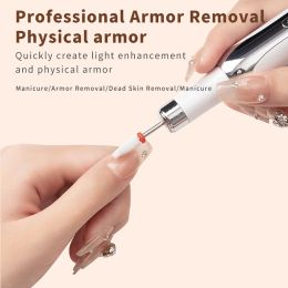 Professional Electric Nail Drill 15000RPM Rechargeable Nail File Machine Nail Drill Bits for Acrylic Gel Nails Manicure Pedicure