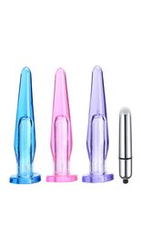 Mini Anal Vibrator Butt Plug Clitoris Stimulator Bullet Vibrator Sex Toys for Woman Vibrating Anal Plug G Spot Dildo Vibrator2362436