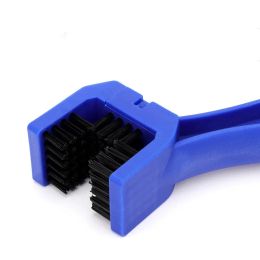 Portable Bicycle Chain Cleaner Motorcycle Road Bike Chain Clean Brush Cycling Chain Cleaning Brushes for Maintenance Tool Kit