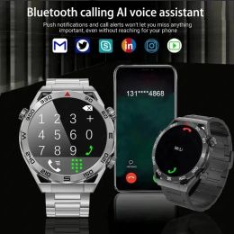 NFC Smart Watch Men Full Touch Screen Bluetooth Call GPS Track Compass IP68 Heart Rate ECG 1.5 inch Smartwatch For Android iOS