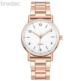 Relógios femininos Simples quartzo wristwatch ladies quartzo assistir aço inoxidável luminoso lazer líder de moda relloj mujer montre femmes 240409