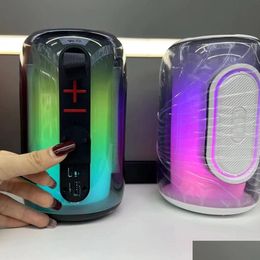 Outdoor Speakers Pse8 Bluetooth Speaker Wireless O High Sound Quality Colour Lights Volume Fl Sn Light Heavy Subwoofer Drop Delivery E Otulw