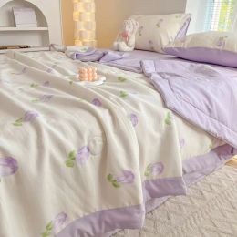 Soft Air Conditioning Quilt/Duvet/Blanket Summer Ice Cool Thin Quilt Comforter Bed 150 Single Bed Quilt
