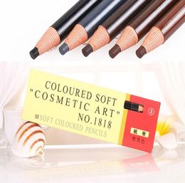 12pc Eyebrow Pencil Coloured Soft Cosmetic Art Permanent Makeup Waterproof Tattoo7599733