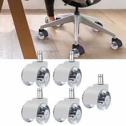 Office Chair Caster Wheels Set of 5 360 Swivel Chair Casters for Office Home