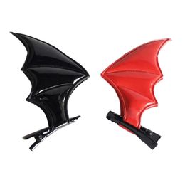 Gothic Wings Shape Hair Clips for Girls No Slip Hair Pins Barrettes for Toddler Ponytail Hold Punk Halloween Hair Pins