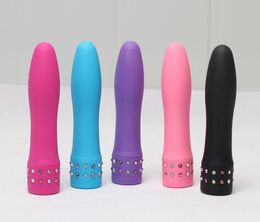 Multi Speed Vibrating Diamond Vibrators Sex crystal Bullet Adult Sex Toys For Women Sex Products MINI Waterproof3676528