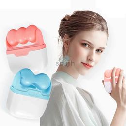 Face Massager SOICY S30 Ice Roller Facial Massage 2 Shape Heads Shrink Pores Cold Reusable Freezable Ice Massager Face Lifting Tools 240409