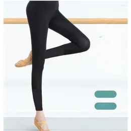 Stage Wear Kids Ballet Dance Leggings Girls Dancing Pants Yoga Gymnastics Tights Modal Cotton Black Classical Dancewear Fitness Child