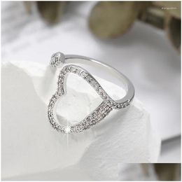 Cluster Rings Uilz Open Cold Style For Women Adjustable Personalised Fashion Small Tail Ring Love Index Finger Jewellery Drop Delivery Otvbu