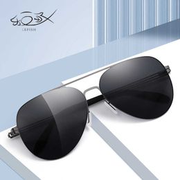 New nylon Polarised sunglasses classic domestic sales toad mirror without screws integrated buckle sunshade sunglasses