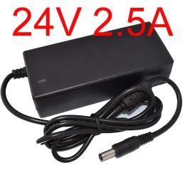 1pcs high quality 24V 2A 24V 2.5A 24V 3A AC 100V-240V Converter Adapter Power Supply DC 5.5mm x 2.1-2.5mm Charger