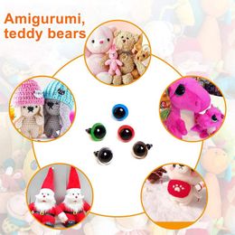 560PCS Eyeball Doll Accessories Black Plastic Plush Safety Eyes Amigurumi For Toys 6mm 8mm 12mm DIY Funny Toy Eyes Animal Gifts