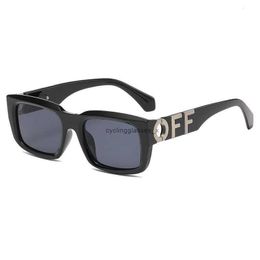2024 New OFF Sunglasses Fashion Street Photo Box Personality Square Glasses Female