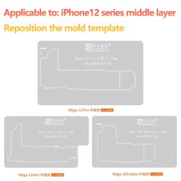 Amaoe Middle Layer BGA Planting Reballing Stencil For iPhone X XS 11 12 Pro 11Pro 12Pro MAX 12Mini Xsmax 11ProMax 12ProMax NAND