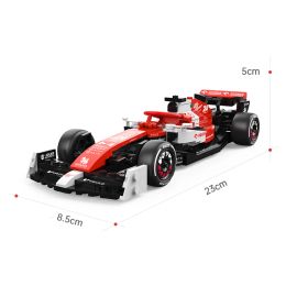 RASTAR 1:24 Alfa Romeo C42-24 F1 Building Blocks Bricks Sports Model Car Toys for Children Birthday Christmas and New Year Gifts