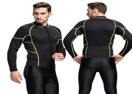 3mm warm winter wetsuit for Snorkelling scuba swimwear men diving swimming wetsuit thermal surfing rashguard wear top only7055296