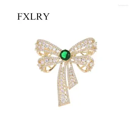 Brooches 10.20 Autumn Winter Qipao Coat Accessories Light Luxury Cardigan Suit Corsage Bow Brooch