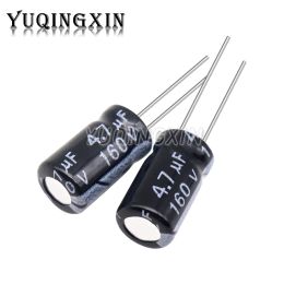 5pcs 160V Aluminum Electrolytic Capacitor 1UF 2.2UF 3.3UF 4.7UF 10UF 47UF 100UF 220UF 330UF 470UF 1000UF