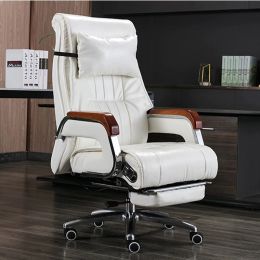 Floor Office Chair Vintage Adjustable Gamer Glides Replacement Oversized Backrest High Chairs Leather Chaises Armrest Furniture