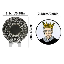 Spirit Level Scale Golf Hat Clip, "You're In My World Now, Grandma" Funny Metal Golf Ball Marker, Novelty Golf Course Accessory