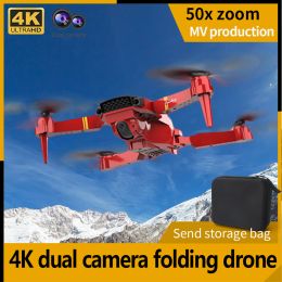 Drones LSRC E58 WIFI FPV With Wide Angle HD 4K/1080P Camera Hight Hold Return Automatically Mode Foldable Arm RC Drone X Pro RTF Dron