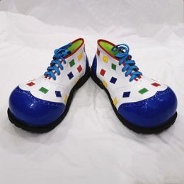 34cm Blue Dots Big Circus Clown Shoes Animal Cartoon Cosplay Accessories Comic Joker Cosplay Funny Wear Unisex One Size Party Favours