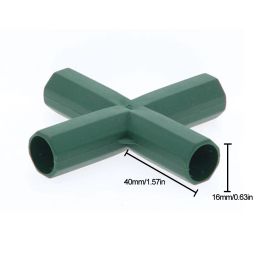 Frame Plant Awning Connector 16MM Greenhouse PVC Fitting 5 Types Stable Support Heavy Duty Building Connecting Joints Tools