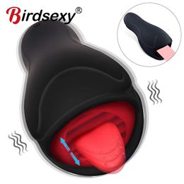 Powerful Vibrator Glan Massager Penis Stimulation Delay Trainer Male Masturbator Automatic sexy Machine Toys for Men Adults