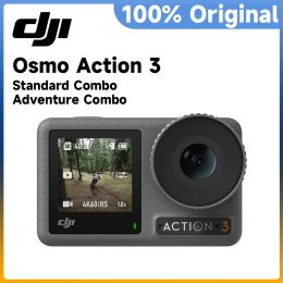Cameras DJI Osmo Action 3 Combo 4K/120fps & SuperWide FOV QuickRelease Vertical Mount 4K HDR Video 16m Waterproof Camera