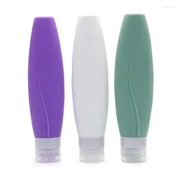 Storage Bottles 2pcs Refillable Bottle 150ml Shower Gel Shampoo Container Squeeze Tube Empty Soft Lotion Split Travel