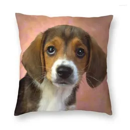 Pillow Cute Beagle Dog Pillowcover Home Decor Animal Pattern S Throw For Sofa Double-sided Printing