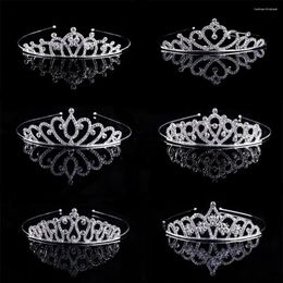 Hair Clips Luxury Crystal Rhinestone Crown Headband Fashion Bridal Wedding Party Tiaras Headbands Jewelry