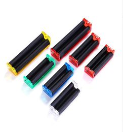 Plastic Cigarette Roller Tobacco Rolling Smoking Tool Machine 70MM 78mm 110mm 3 Sizes Hand Filter Cigar Maker Device8820229