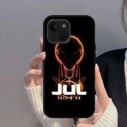 Julien Mari JUL DP Extraterrestre Phone Case For iPhone 11 12 Mini 13 14 15 Pro XS Max X 8 Plus SE XR Shell