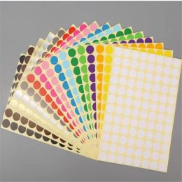 32mm 360 stickers/15sheets/bag Color Code Dot Label Stickers Round Red ,Yellow,Blue,Pink,Black,Stationery stickers