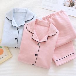 Autumn and Winter Postpartum Clothing, Pyjamas for Pregnant Women, Air Interlayer, Thickened Warm Cotton Cardigan, Nursing Home Clothing Set