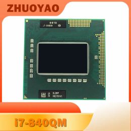 CPUs Core i7840QM Processor Notebook Laptop CPU i7 840QM QuadCore EightThread SLBMP 1.8Ghz 8MB 45W Socket G1 / rPGA988A