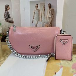 Oil Wax Leather Women 2024 Autumn and Winter New High-end Dumpling Commuting Shoulder Bag Underarm Bag for Outings 75% factory direct sales