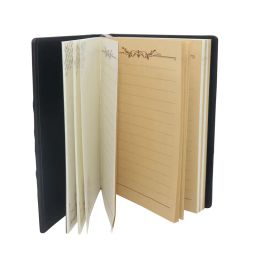 Retro Notebook Diary Notepad Retro Embossed PU Leather Notepad Replaceable Stationery Gift Travel Diary