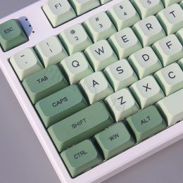 Accessories 123 Keys PBT Keycap Matcha Green Replaceable DYESUB XDA Profile Keycaps For Mechanical Custom Keyboard Suitable For MX Switch