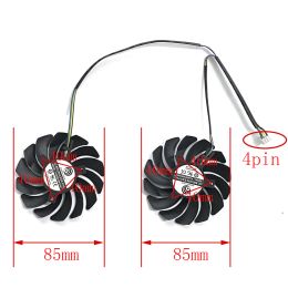 PLD09210S12HH PLD09210B12HH 85MM 4PIN RTX2060 GPU fan for MSI GeForce GTX 1660 Super 1660Ti RTX 2060 Ventus XS OC graphics fan