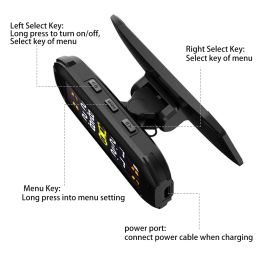 Solar TPMS Tire Pressure Monitoring System Temperature Warning Fuel Save Car Tyre Pressure Monitor 4 External Sensors Cartronics