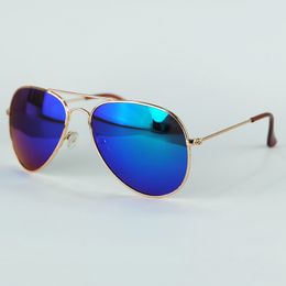 Kids Sunglasses 9 Colors Updated Children Pilot Sun Glasses Metal Frame UVA/B Protection With Mirror Lenes