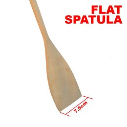 Natural Solid Wood Spatula 45cm Jumbo Super Big Extra Long Handle Turner Kitchen Gadget Wooden Utensil Wooden Cuisine Tools